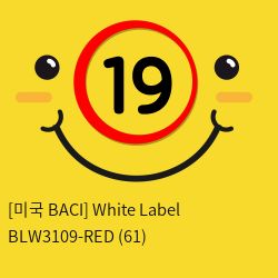 [미국 BACI] White Label BLW3109-RED (61)