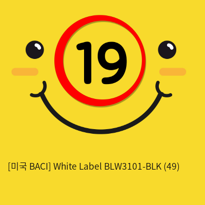 [미국 BACI] White Label BLW3101-BLK (49)